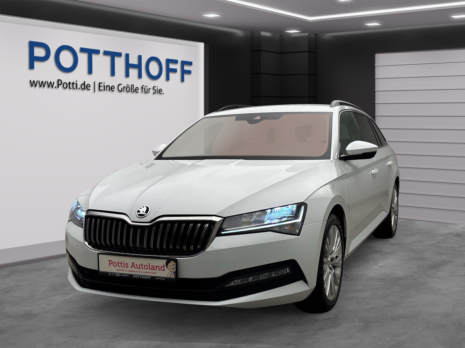 Skoda Superb Combi 2.0 TDI Ambition AHK ACC PDC LED Navi SmartLink Sitzhzg