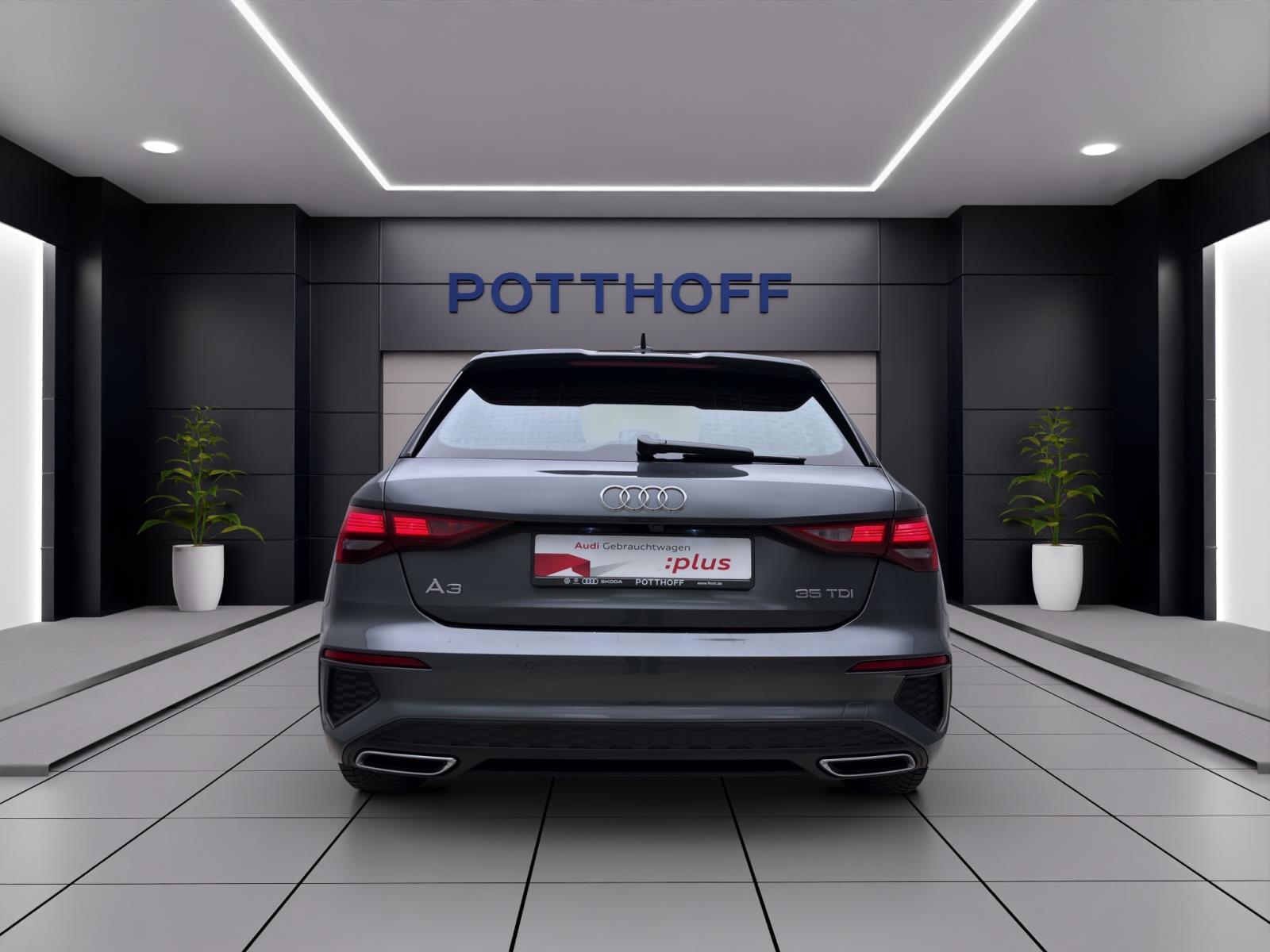 Audi A3 Sportback 35 TDI S line AHK ParkAssist Kamera Navi Sitzhzg Tempo