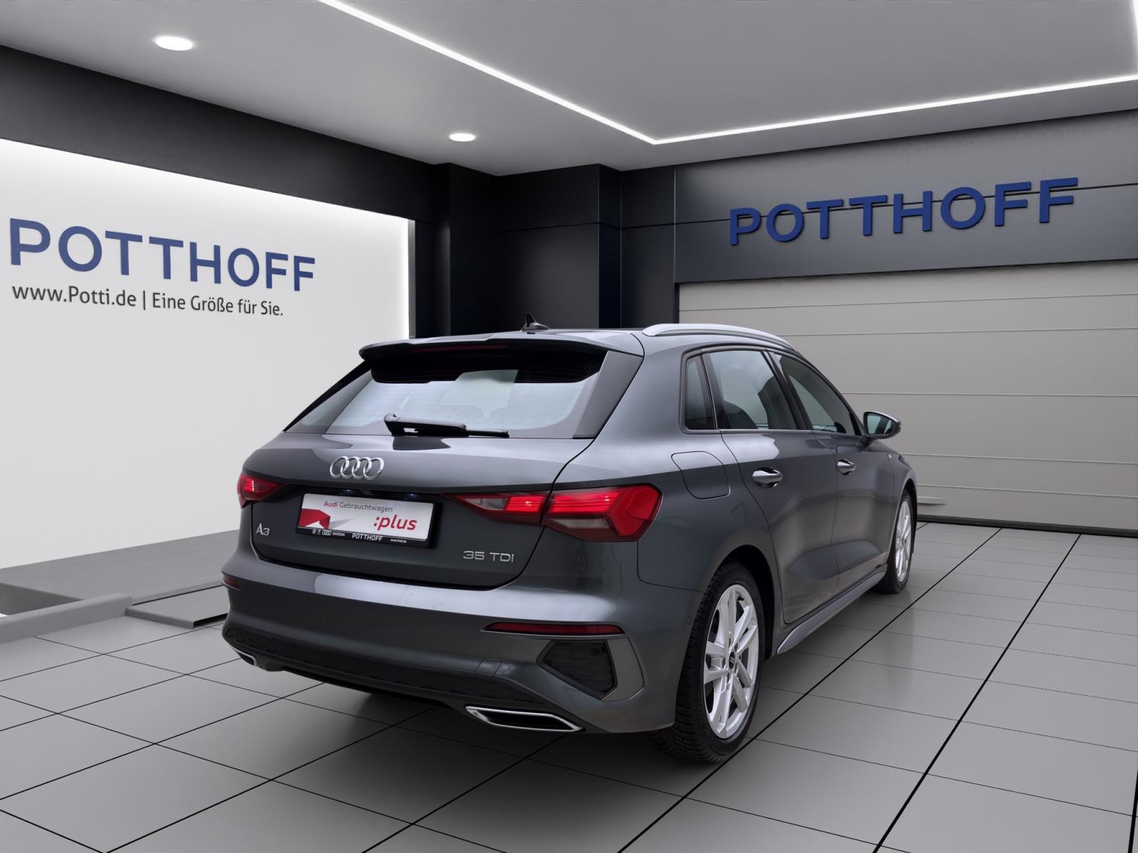 Audi A3 Sportback 35 TDI S line AHK ParkAssist Kamera Navi Sitzhzg Tempo