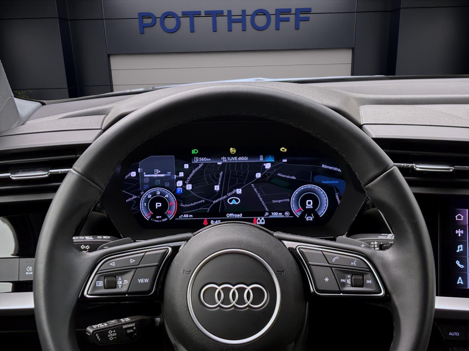 Audi A3 Sportback 30 TDI advanced Black AHK ACC ParkAssist Navi Sitzhzg