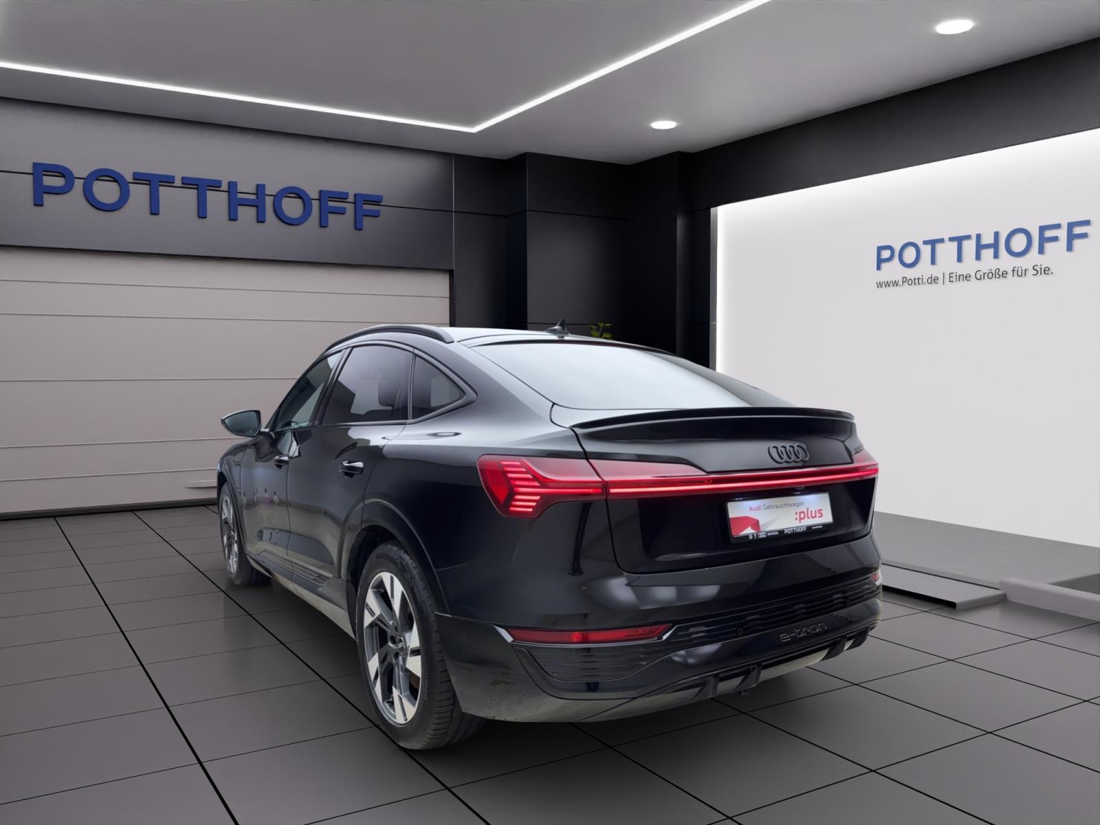 Audi Q8 e-tron Sportback 55 q S line Black AHK ACC ParkAssist 360° Matrix Navi HUD