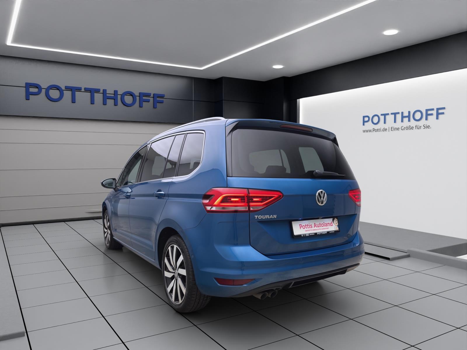 Volkswagen Touran 2.0 TDI DSG Highline AHK ACC Kamera LED Navi Sitzhzg