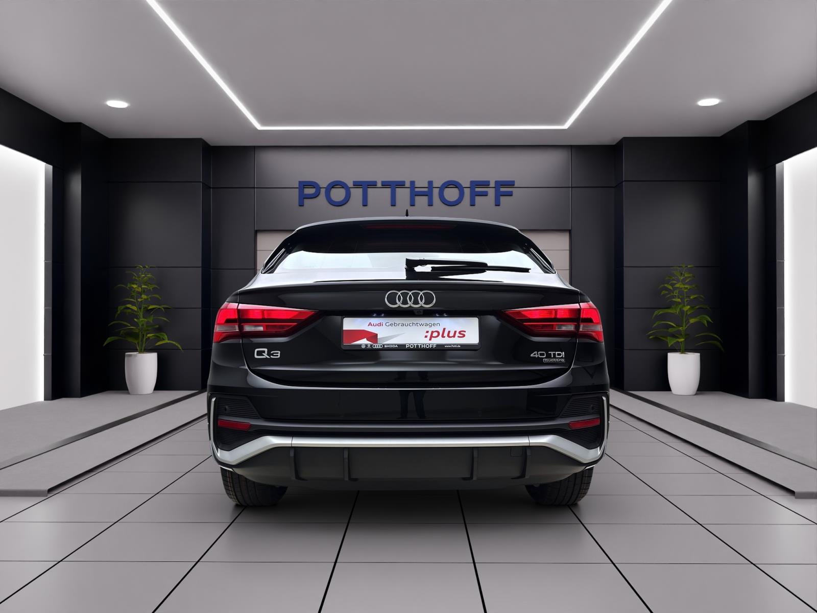 Audi Q3 Sportback 40 TDI Q S LINE AHK KAMERA NAVI VIRTUAL