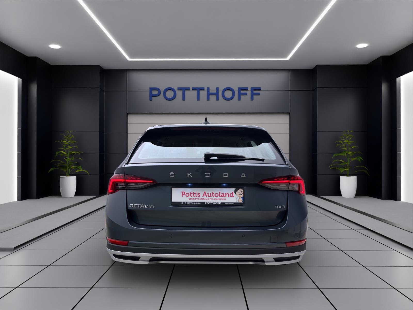 Skoda Octavia Combi 2.0 TDI DSG 4x4 SCOUT AHK NAVI PDC LED