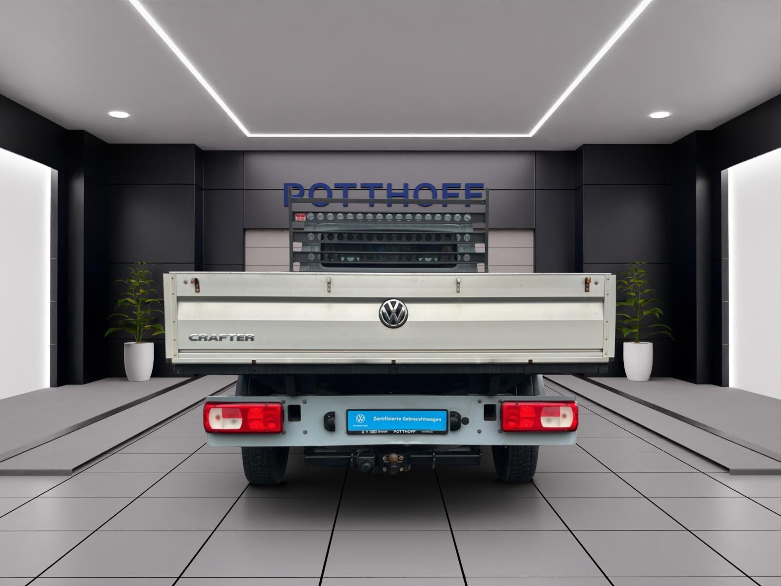 Volkswagen Crafter Pritsche 35 TDI DOKA LANG AHK KLIMA GANZJAHR