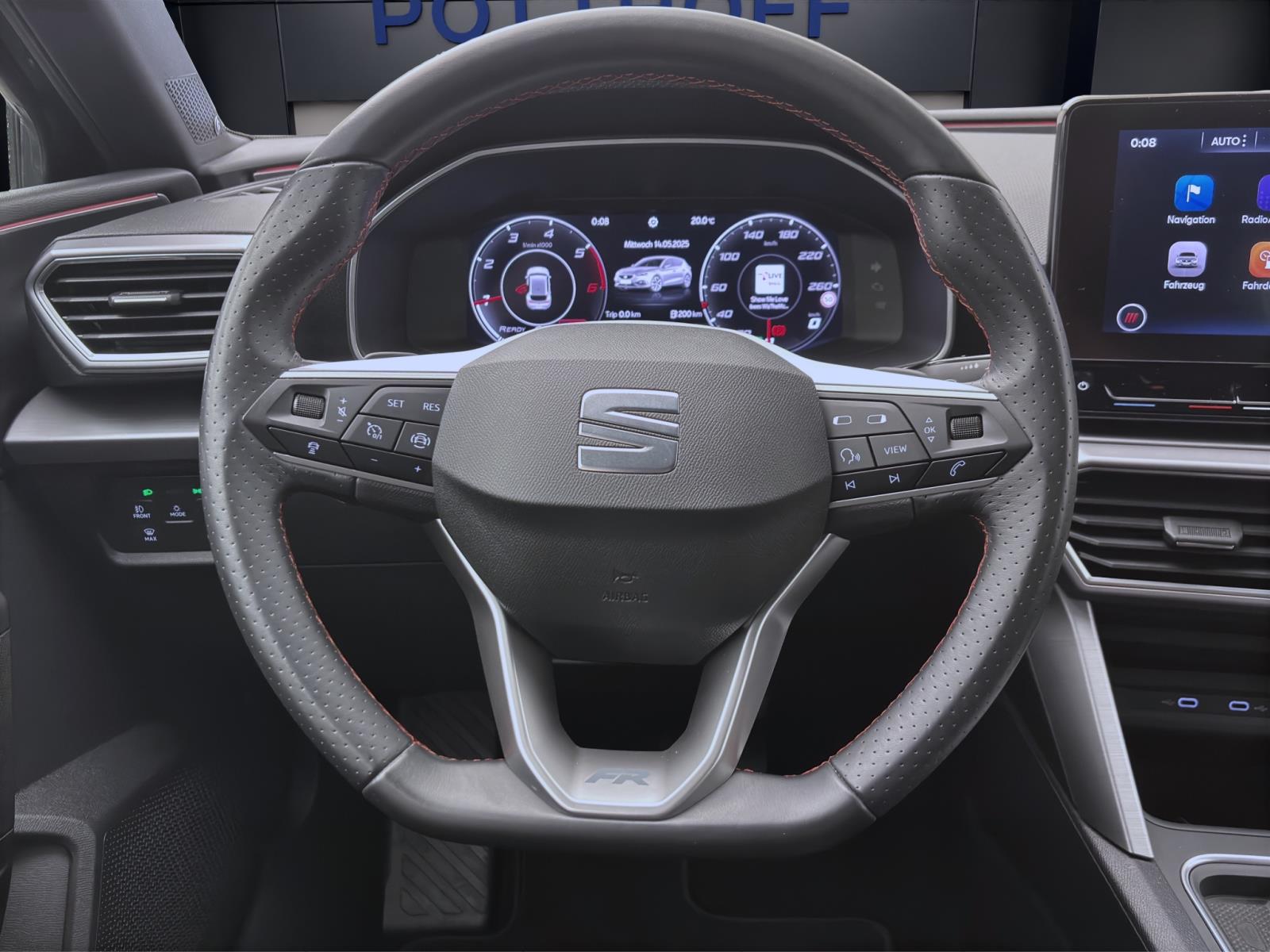 Seat Leon 2.0 TDI DSG FR NAVI KLIMA PDC LED