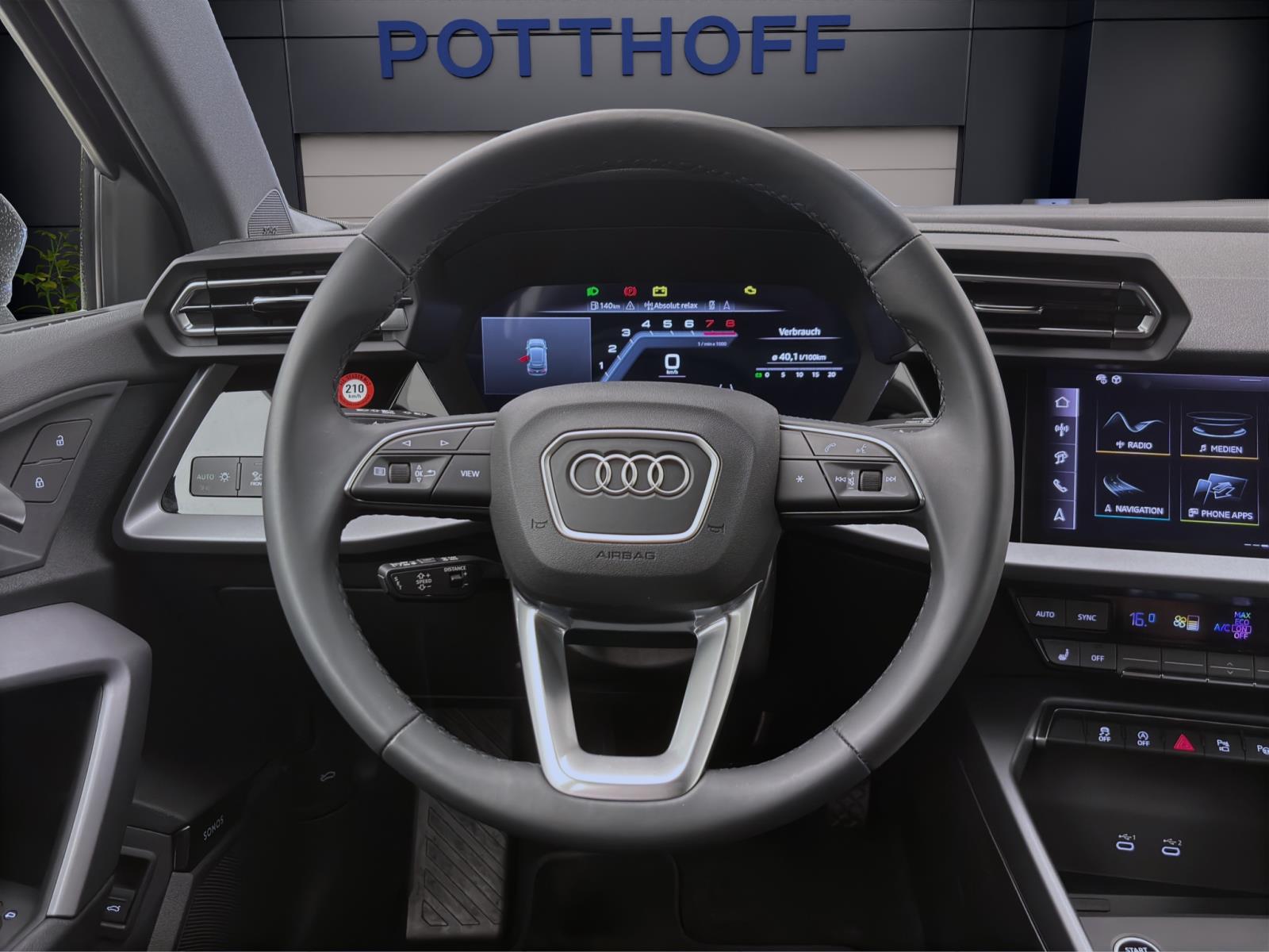 Audi A3 Sportback 30 TFSI ADVANCED HuD SONOS NAVI KAMERA