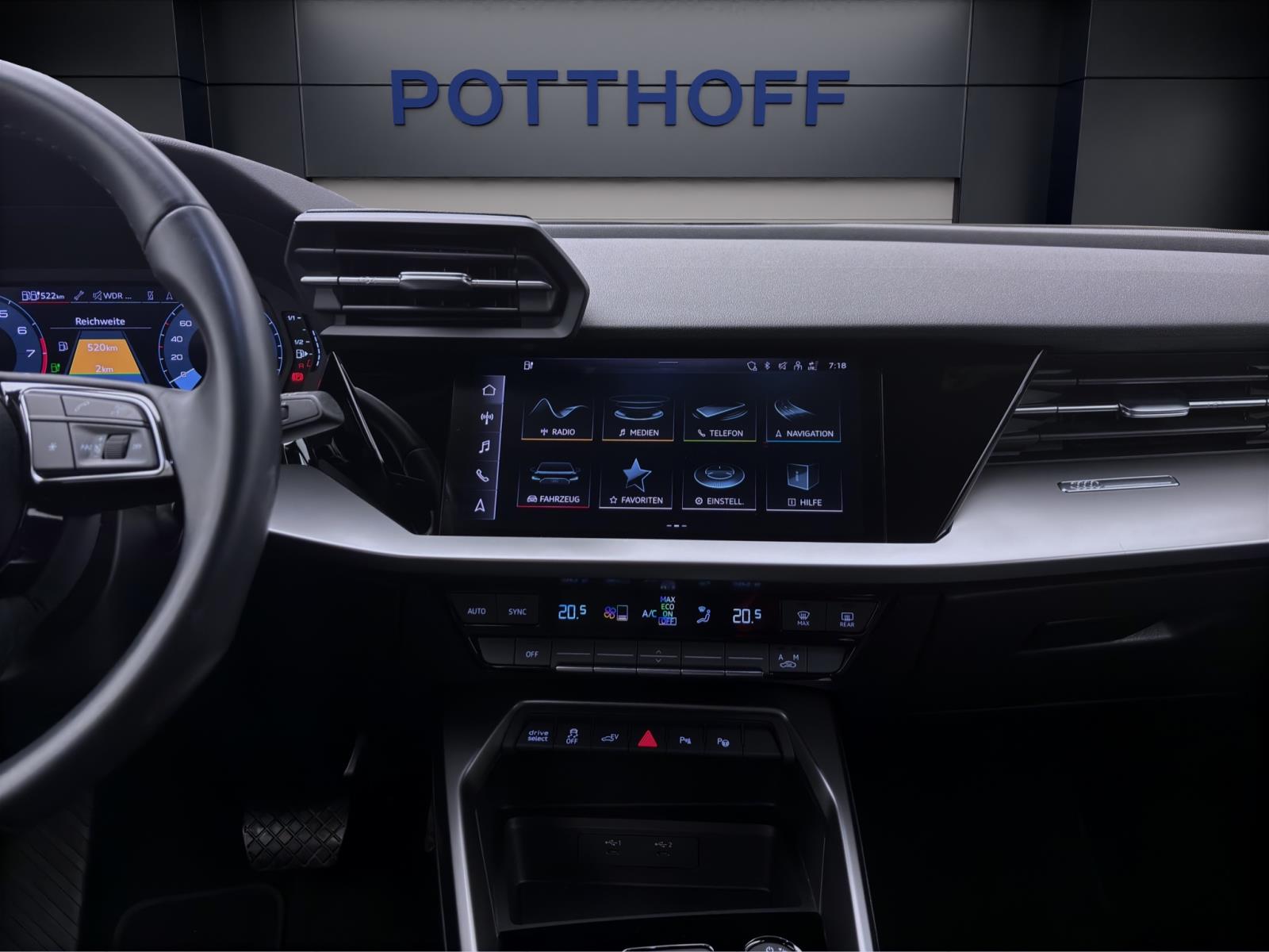 Audi A3 Sportback 40 TFSIe NAVI PDC KAMERA KLIMA