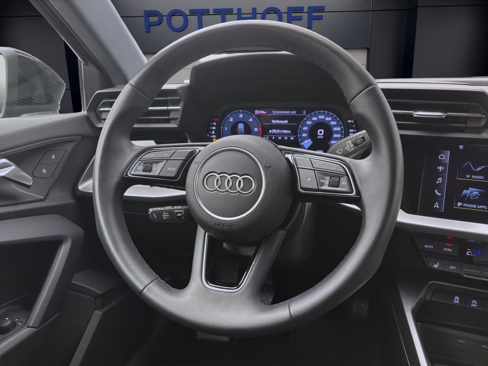Bild 10: Audi A3 Sportback 30 TDI ADVANCED PDC VIRTUAL KLIMA LM17