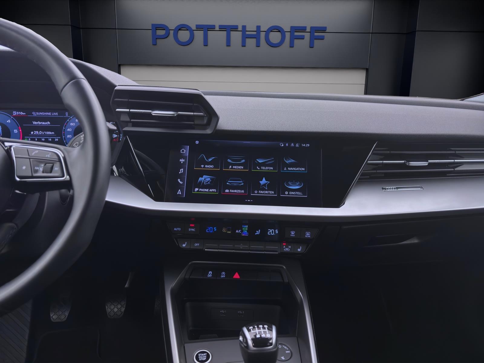 Bild 12: Audi A3 Sportback 30 TDI ADVANCED PDC VIRTUAL KLIMA LM17