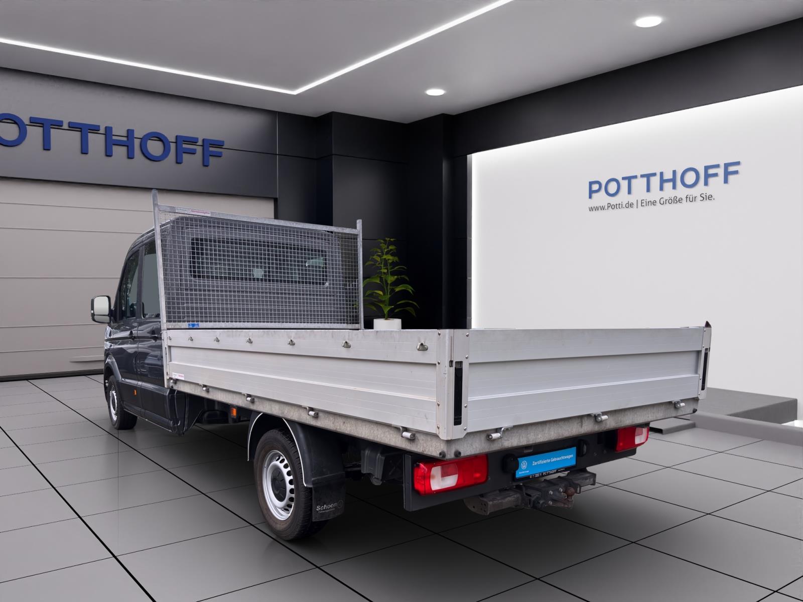 Bild 1: Volkswagen Crafter Pritsche 35 TDI DOKA LANG STDHZG AHK KLIMA DAB+