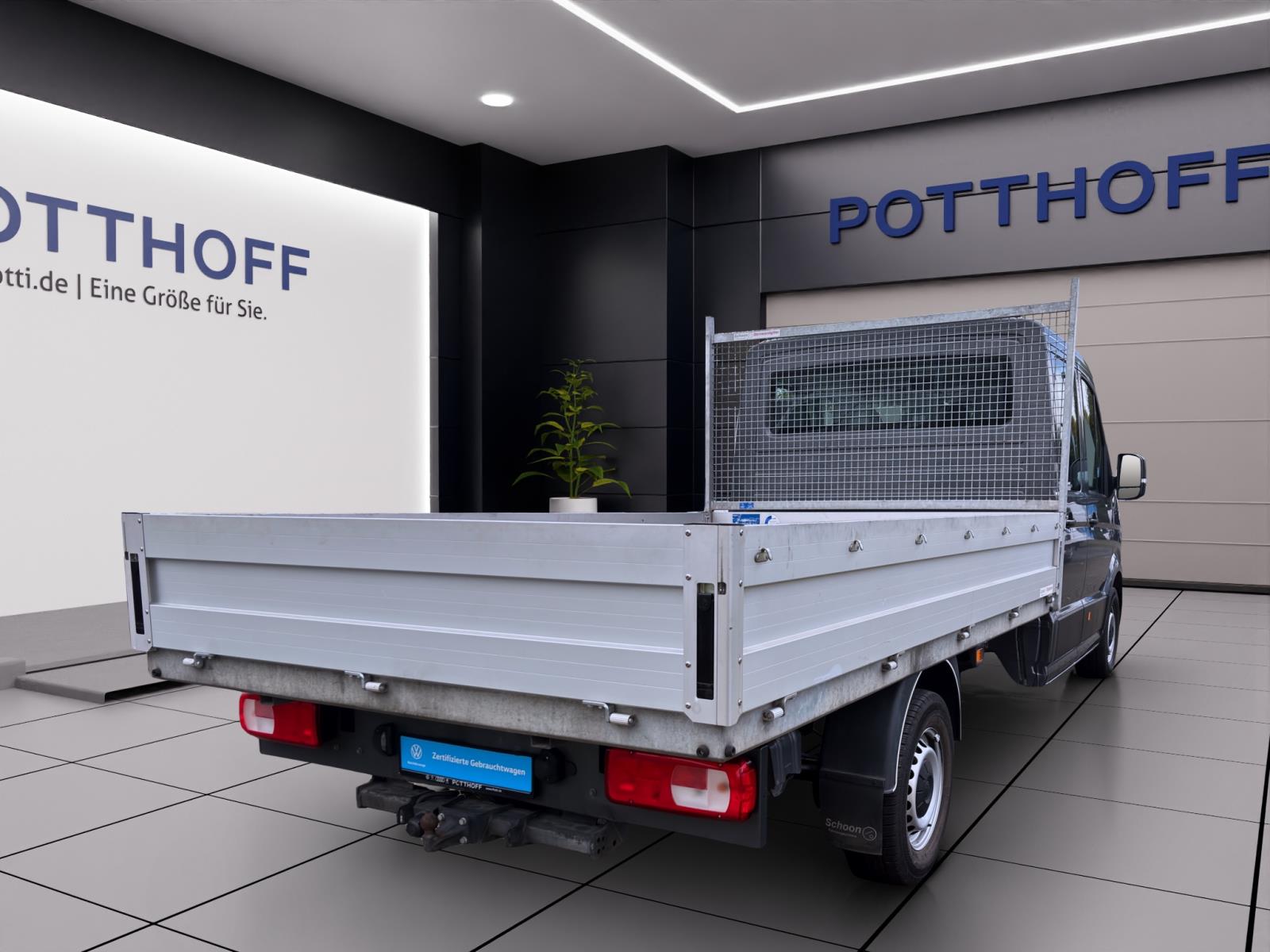 Bild 4: Volkswagen Crafter Pritsche 35 TDI DOKA LANG STDHZG AHK KLIMA DAB+