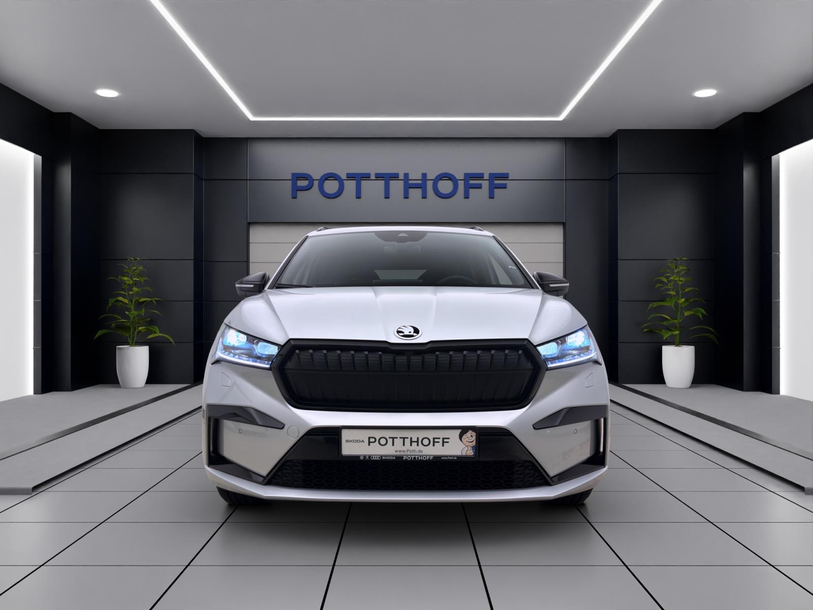 Skoda ENYAQ iV 85 SPORTLINE AHK PANO 21 WÄRMEP. NAV KAM MATRIX
