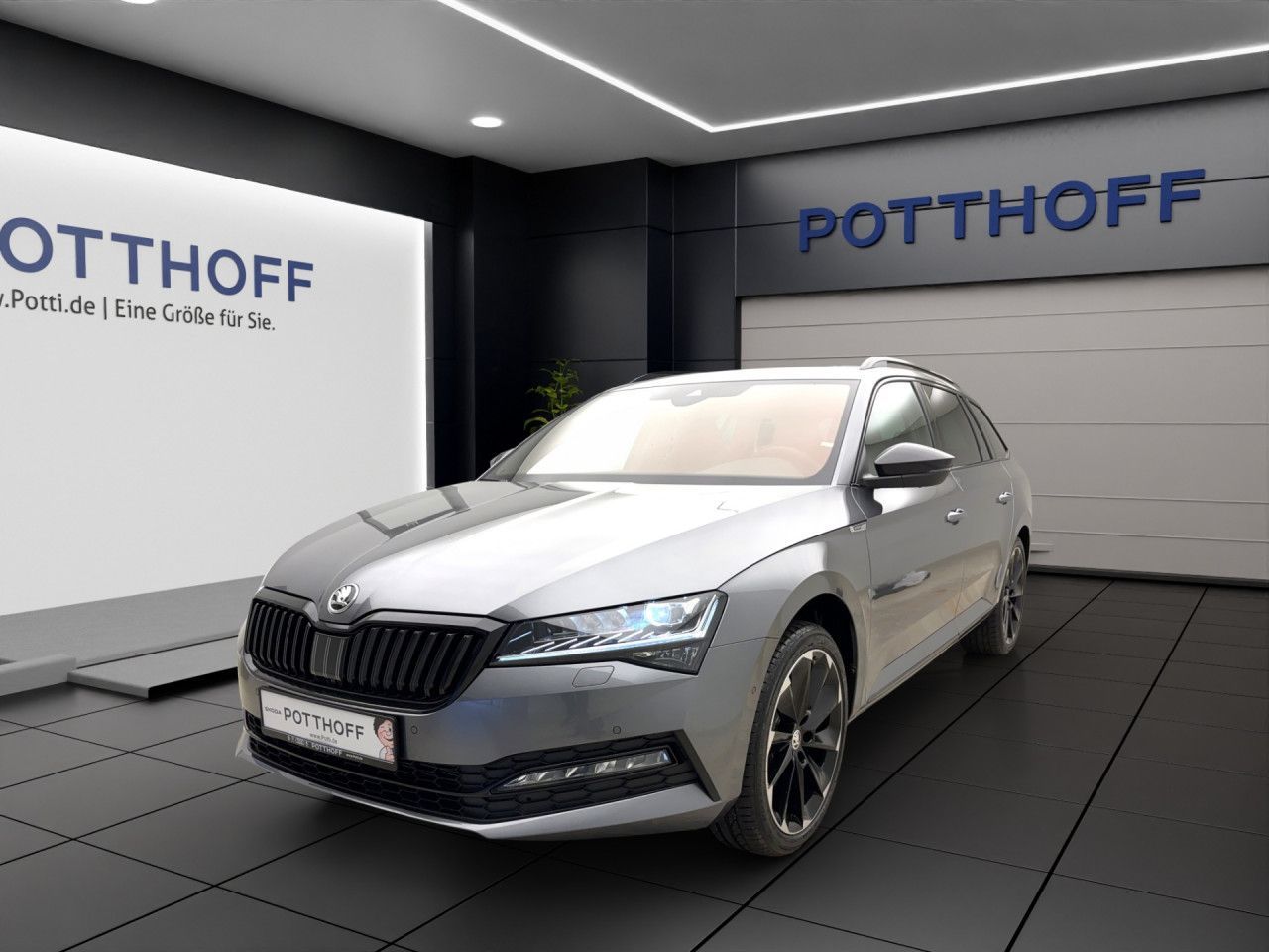 Skoda Superb COMBI SPORTLINE AHK MATRIX STANDH PANO NAVI VOLL!!!