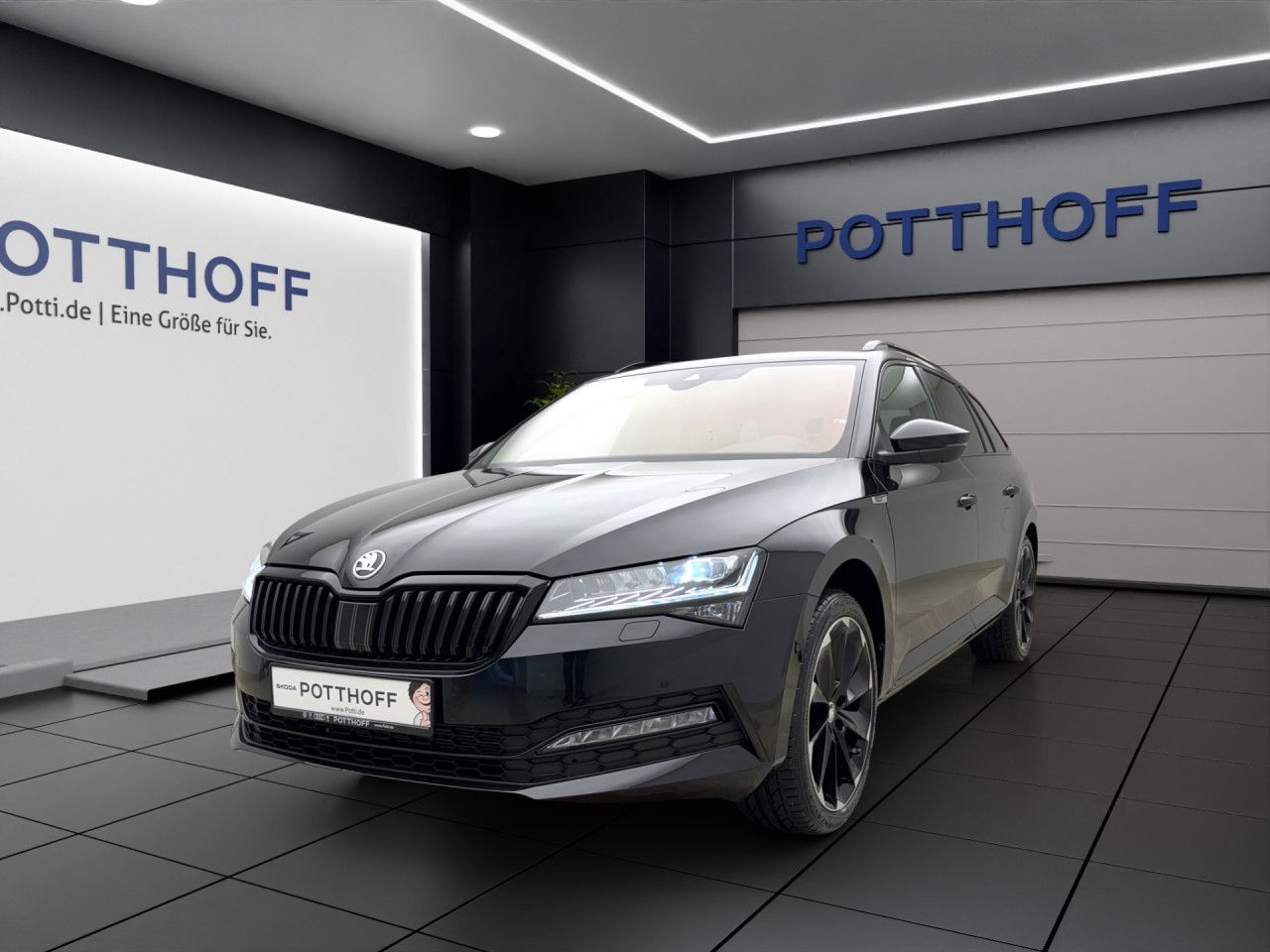 Skoda Superb COMBI SPORTLINE AHK MATRIX STANDH PANO NAVI VOLL!!!