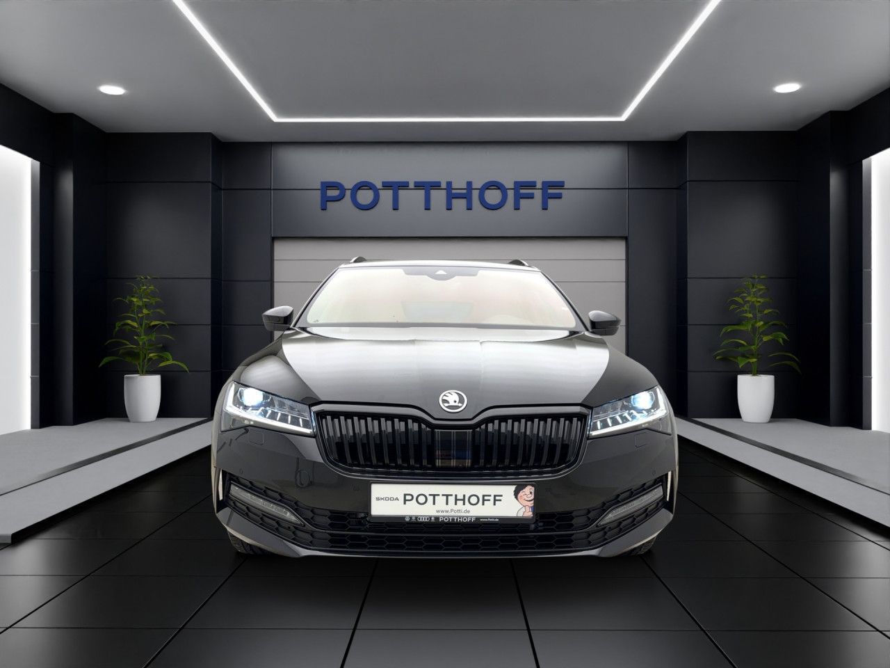 Skoda Superb COMBI SPORTLINE AHK MATRIX STANDH PANO NAVI VOLL!!!