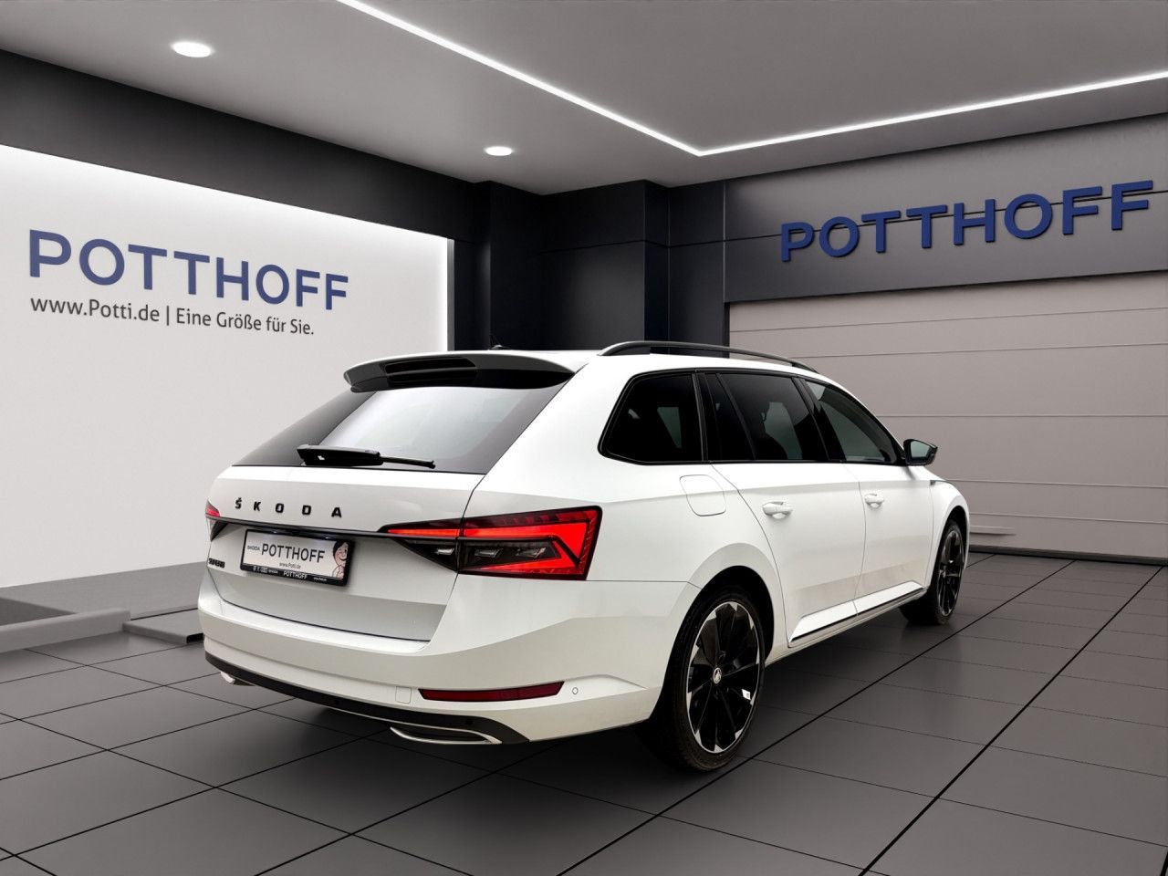 Skoda Superb COMBI SPORTLINE AHK MATRIX STANDH PANO NAVI VOLL!!!