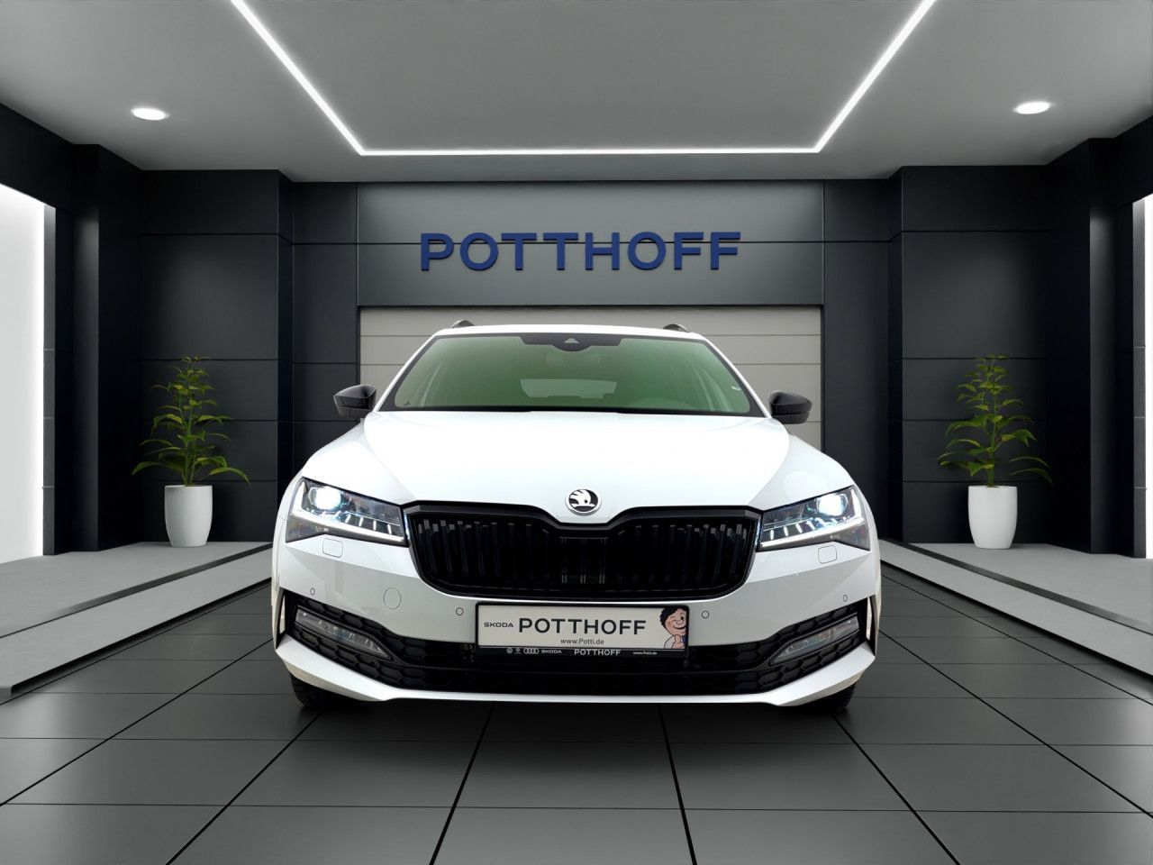 Skoda Superb COMBI SPORTLINE AHK MATRIX STANDH PANO NAVI VOLL!!!