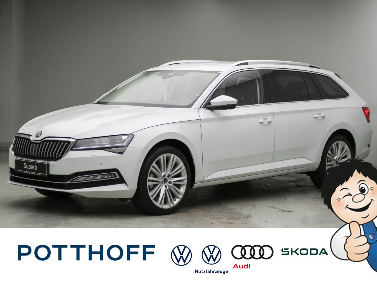 Skoda Superb COMBI STYLE 2.0 TDI DSG AHK MATRIX STANDH. ACC 360°