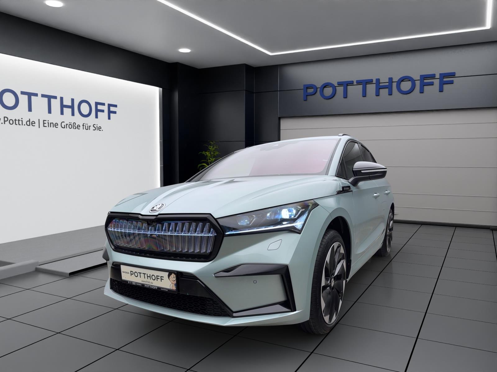 Skoda ENYAQ iV 85X SPORTLINE 4X4 AHK PANO 21 HEAD-UP CANTON WÄREMEP.