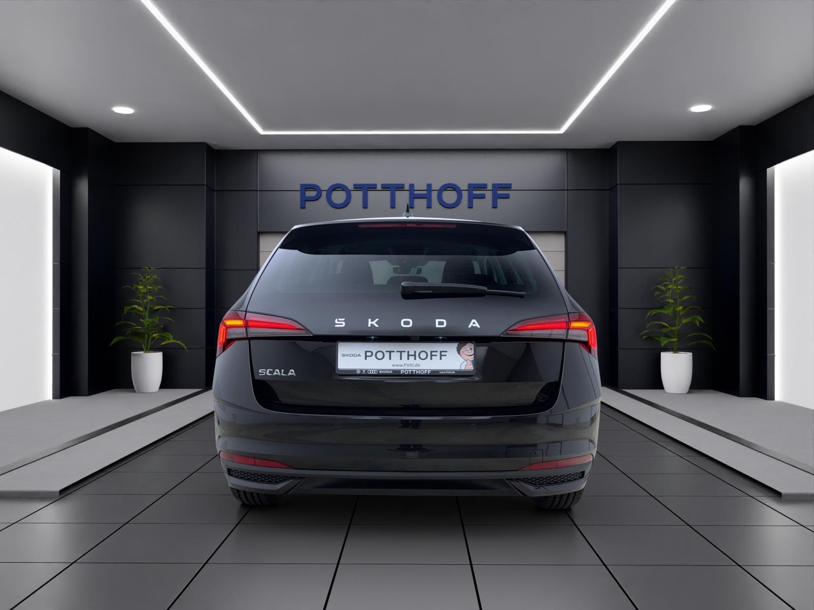 Skoda Scala DRIVEDSG AHK 18 NAV KAM WSS-HEIZUNG ASISSTENZ+ BLACK-PAKET