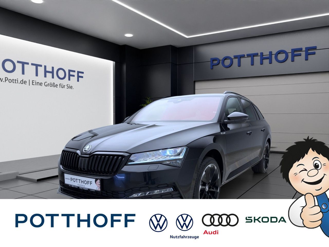Skoda Superb COMBI SPORTLINEAHK STANDH PANO 360°-KAM MATRIX VOLL!!!