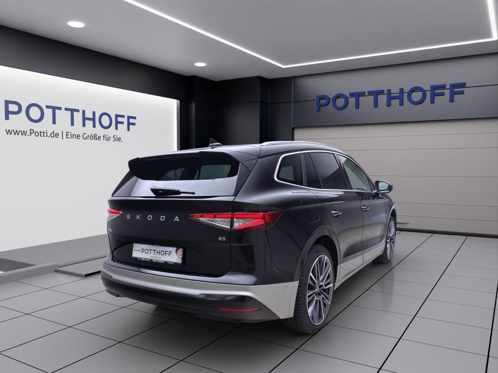 Skoda ENYAQ iV 85 NEUES MODELL MAXX AHK PANO 21 360° pACC CANTON