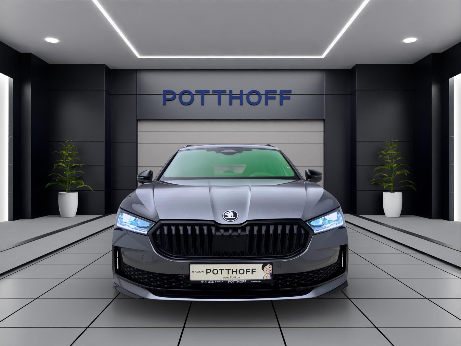 Bild 6: Skoda Superb COMBI SPORTLINE 4X4 AHK PANO STANDH 19 360° NAV ASSISTENZ+